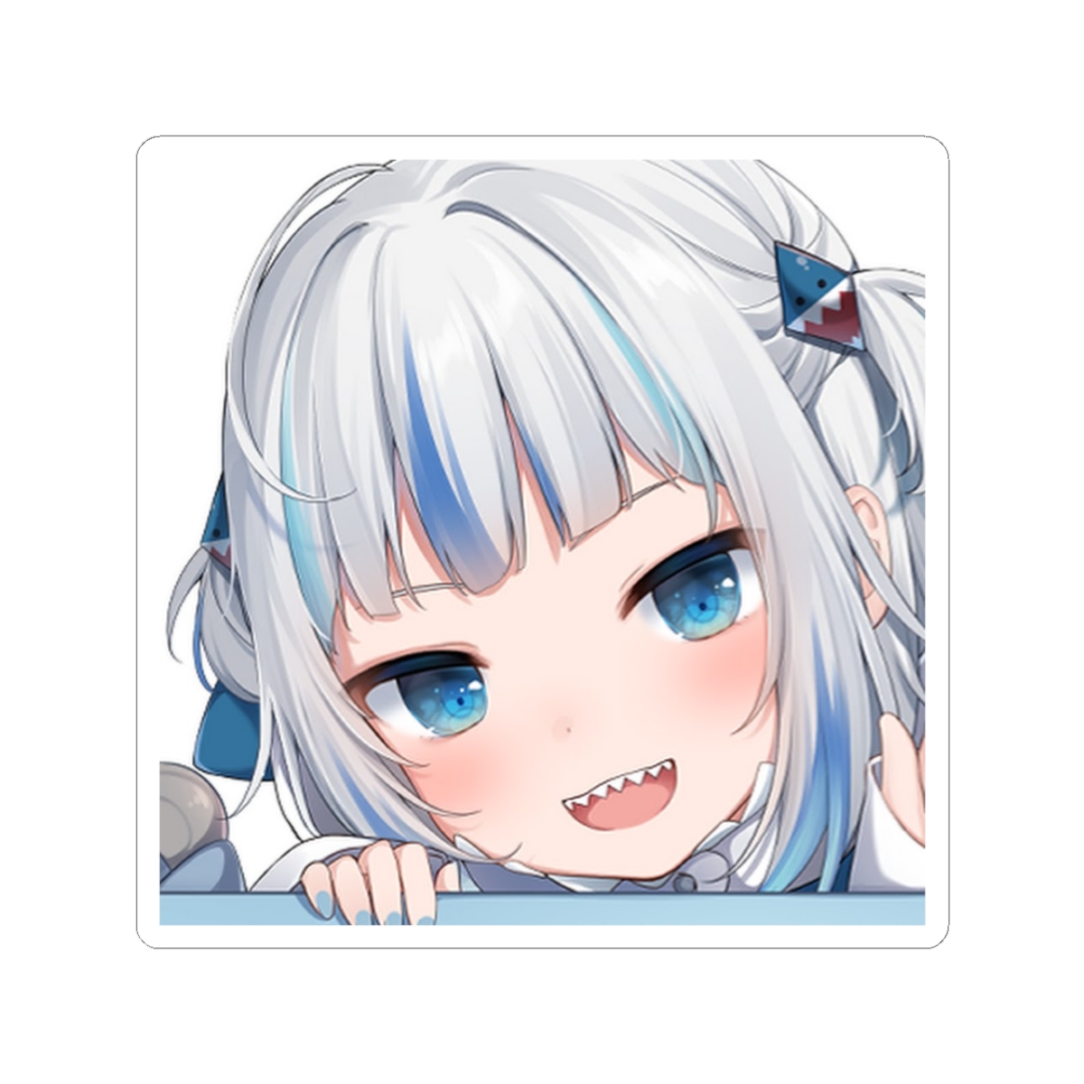 Gawr Gura & Hololive Sticker - alternate angle 1, merchandise