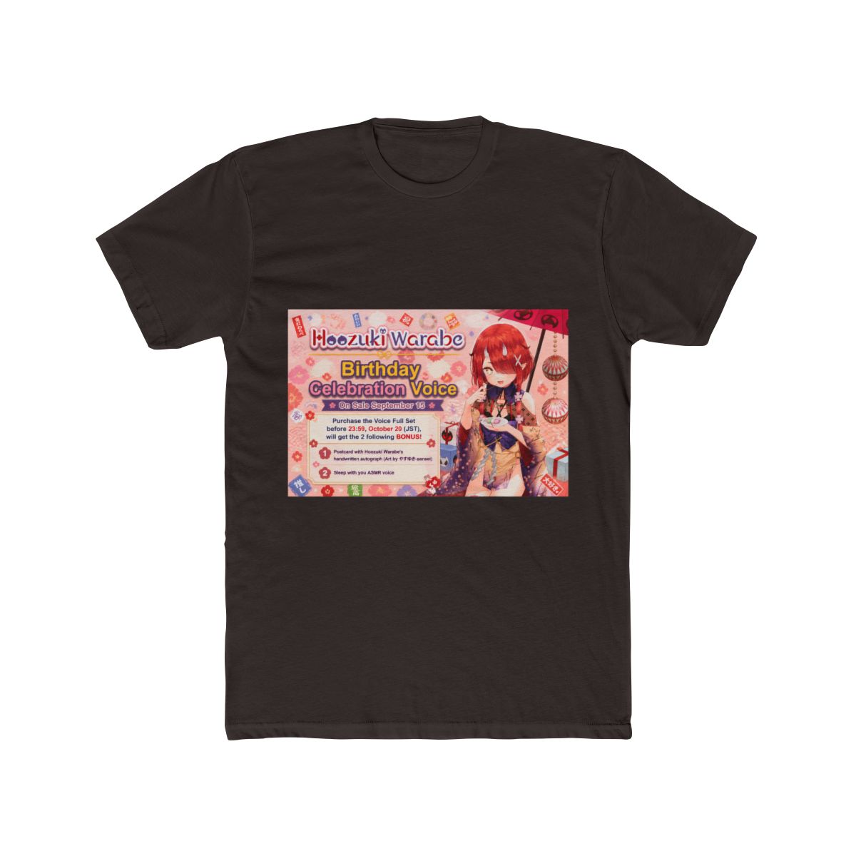 [20220915 - 20221020] "Hoozuki Warabe Birthday Celebration 2022" voice set (With BONUS) | Gawr Gura & Hololive - alternate angle 2, merchandise